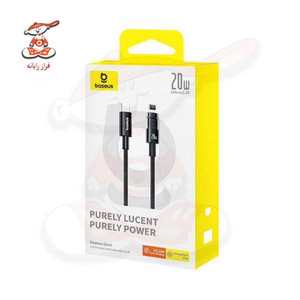 کابل Type-C به لایتنینگ باسئوس مدل P10373001111-00