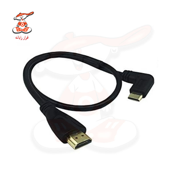 کابل HDMI به mini HDMI با سری 90 درجه