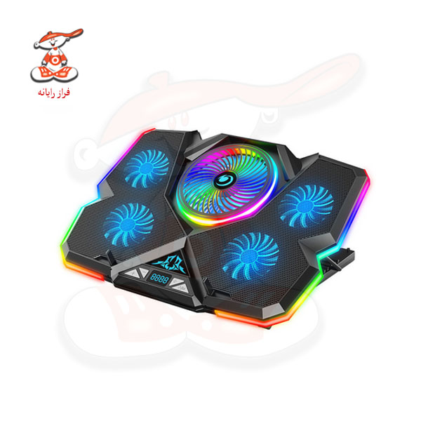 پایه خنک کننده لپ تاپ کول کلد مدل K44-RGB