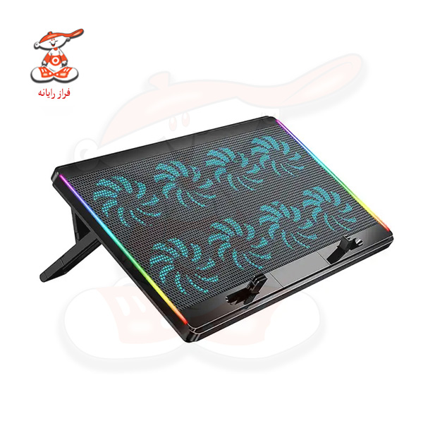 پایه خنک کننده لپ تاپ کول کلد مدل F4 RGB