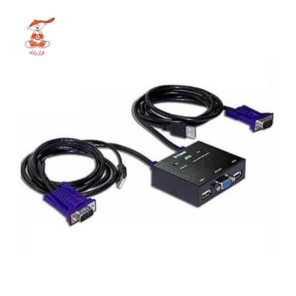سوییچ KVM با 2 پورت مدل KVM-222 دی-لینک