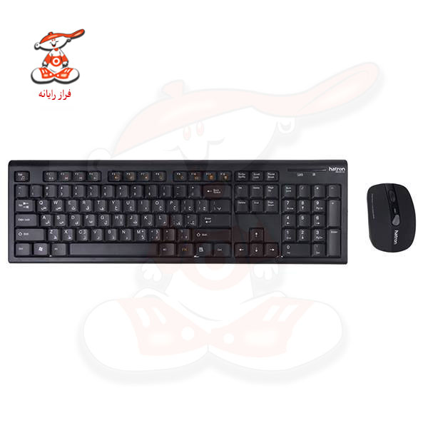 کیبورد و ماوس بی سیم هترون مدل HKCW130