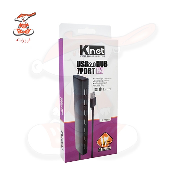 هاب 7 پورت USB 2.0 کی نت مدل H4