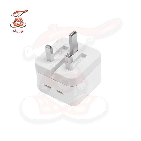 شارژر 50 وات اپل مدل Dual Port USB-C