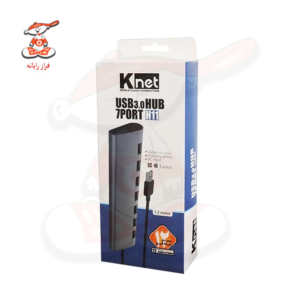 هاب 7 پورت USB 3.0 کی نت مدل H11