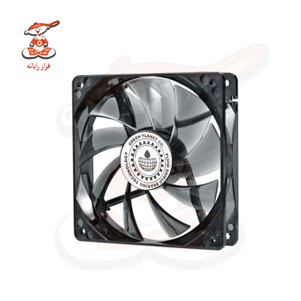 فن کیس 12 * 12 برند GREEN مدل چراغ دار