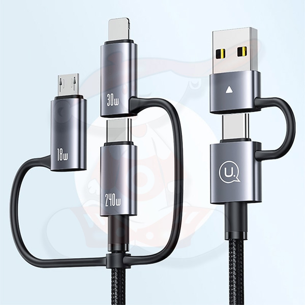 کابل شارژ 6 سر 240 وات یوسمز مدل SJ738