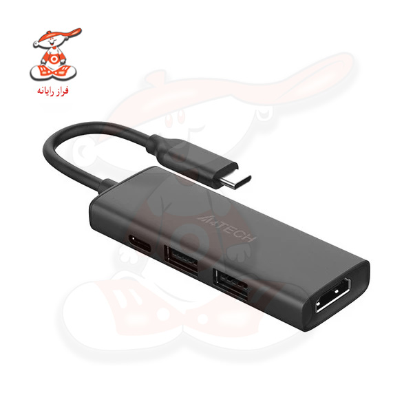 هاب ٤ پورت اي فورتك Type-C مدل DST-40C