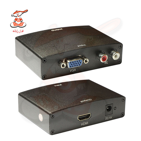 مبدل R/L VGA به HDMI