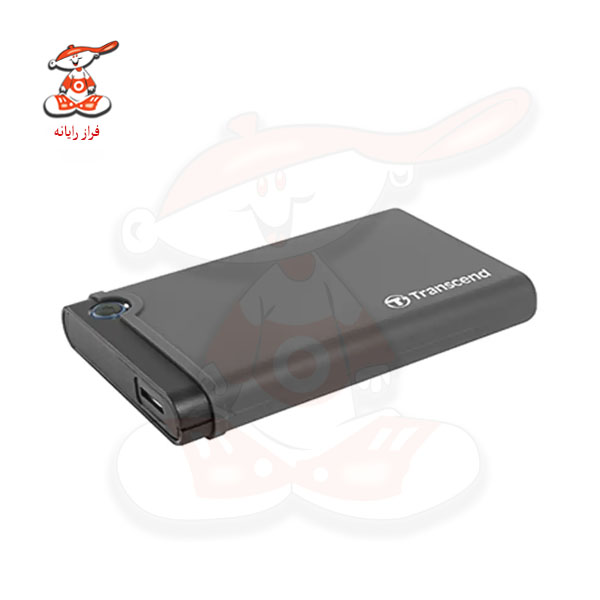 باکس هارد اکسترنال ترنسند ضدضربه مدل StoreJet 25CK3