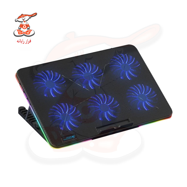 پایه خنک کننده لپ تاپ کول کلد مدل F5-RGB