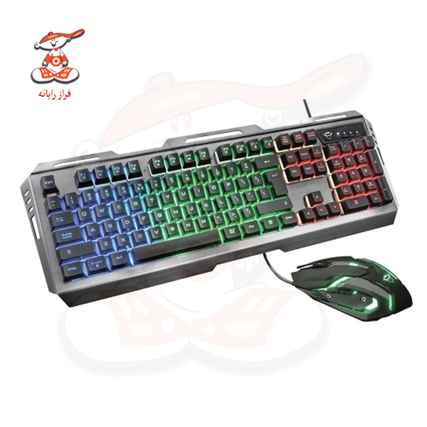 کیبورد و ماوس گیمینگ تراست مدل GXT845 TURAL