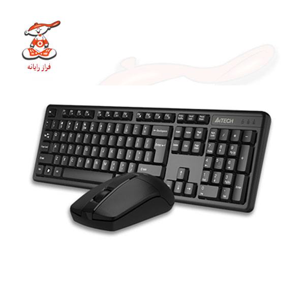 کیبورد و موس بی سیم ایفورتک مدل 3330NS