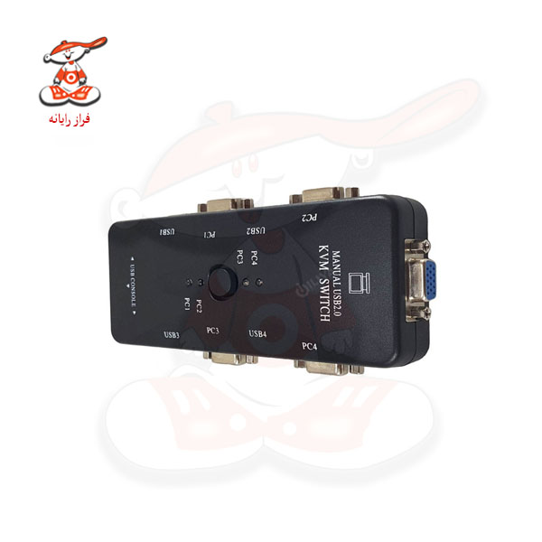 سوئیچ KVM دستی 4 پورت USB مدل 4UK
