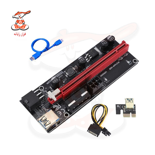 رایزر کارت گرافیک تبدیل PCI EXPRESS 1X به 16Xمدل 009S